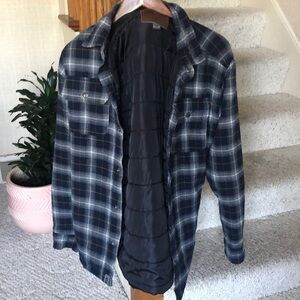 Free Country Padded Plaid Flannel Shacket